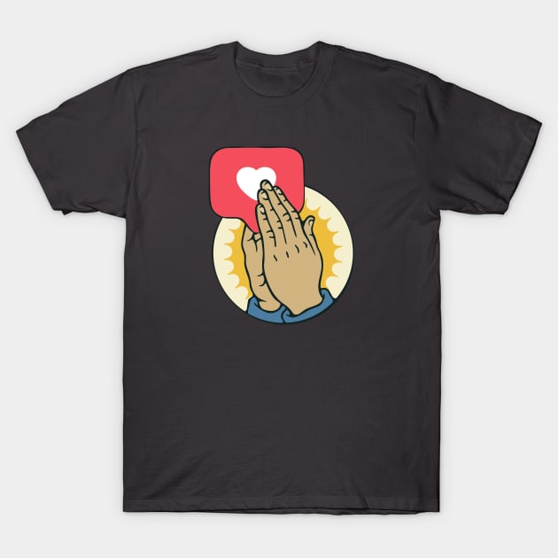 Praying Hands T-Shirt by Designify